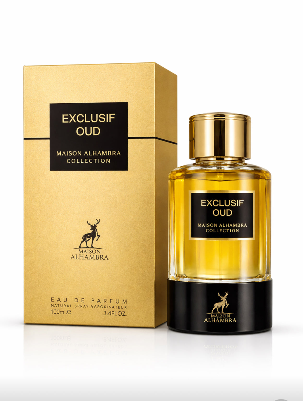 Exclusif Oud Eau de Parfum by Maison Alhambra – 100ml Luxury Oud Fragrance