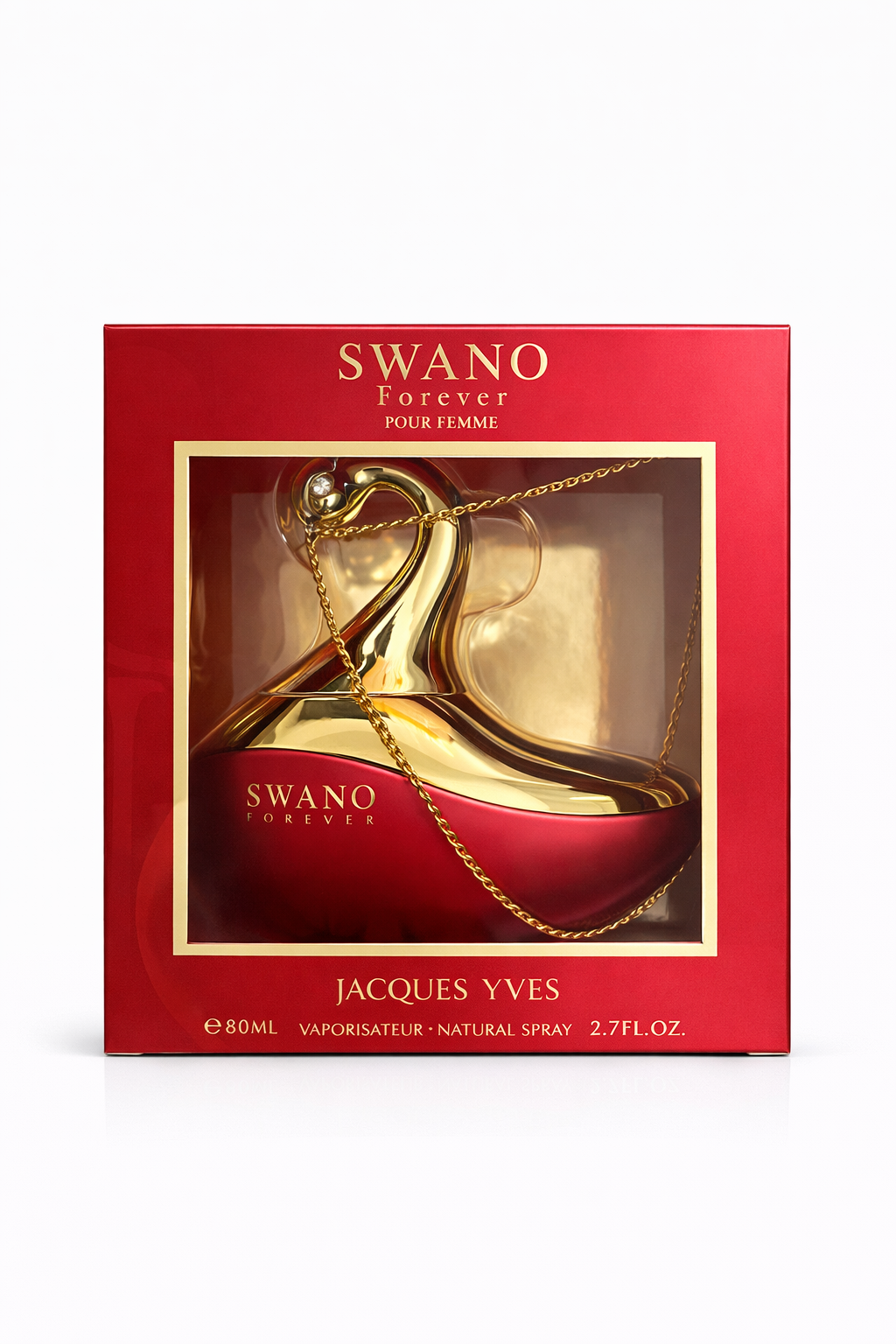 Swano Forever Eau de Parfum – Elegant Luxury Swan Fragrance (80ml)